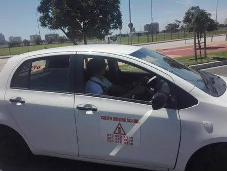 Student learning to drive